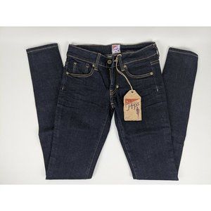 PRPS Dart Slim China Zimbabwe Dark Wash Selvedge Denim Jeans Size 24" x 32" NWT